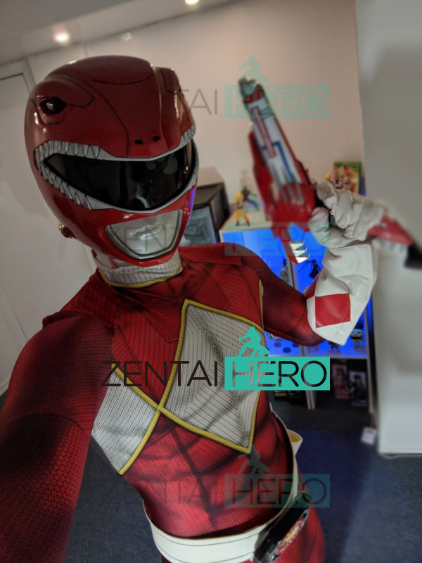 3D Printed Red Kyoryu Sentai Zyuranger Power Rangers Costume