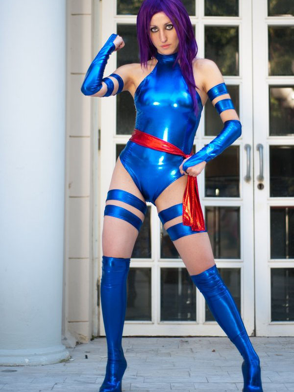 X- Men Psylocke Elizabeth Betsy Braddock Cosplay Costume