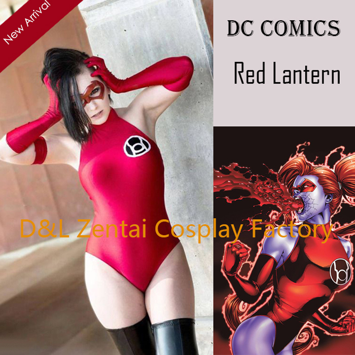 Sexy DC Comics Red Lantern Female Superhero Costume