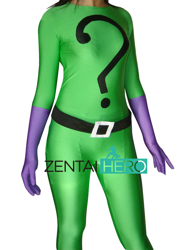 Original Men\'s The Riddler Grand Heritage Halloween Costume