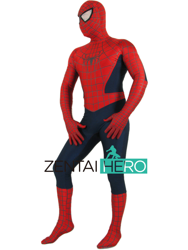 New Red & Navy Spiderman Halloween Costume