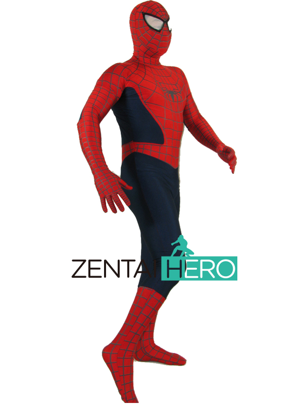 New Red & Navy Spiderman Halloween Costume