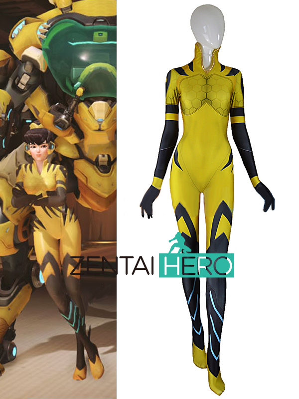 B.Va Costume D.VA Legendary Skin Overwatch Cosplay Costume