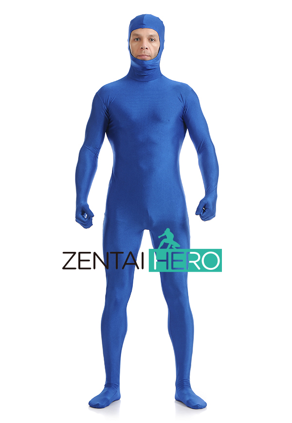 Royal Blue Lycra Spandex Zentai Suit