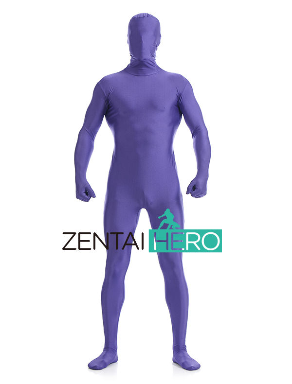 Purple Lycra Full Body Zentai Suits