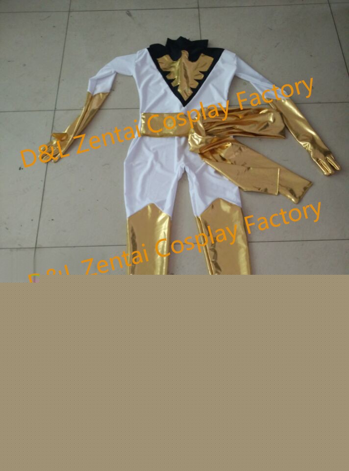 Amazing X-Men White&Gold Jean Grey Superhero Costume