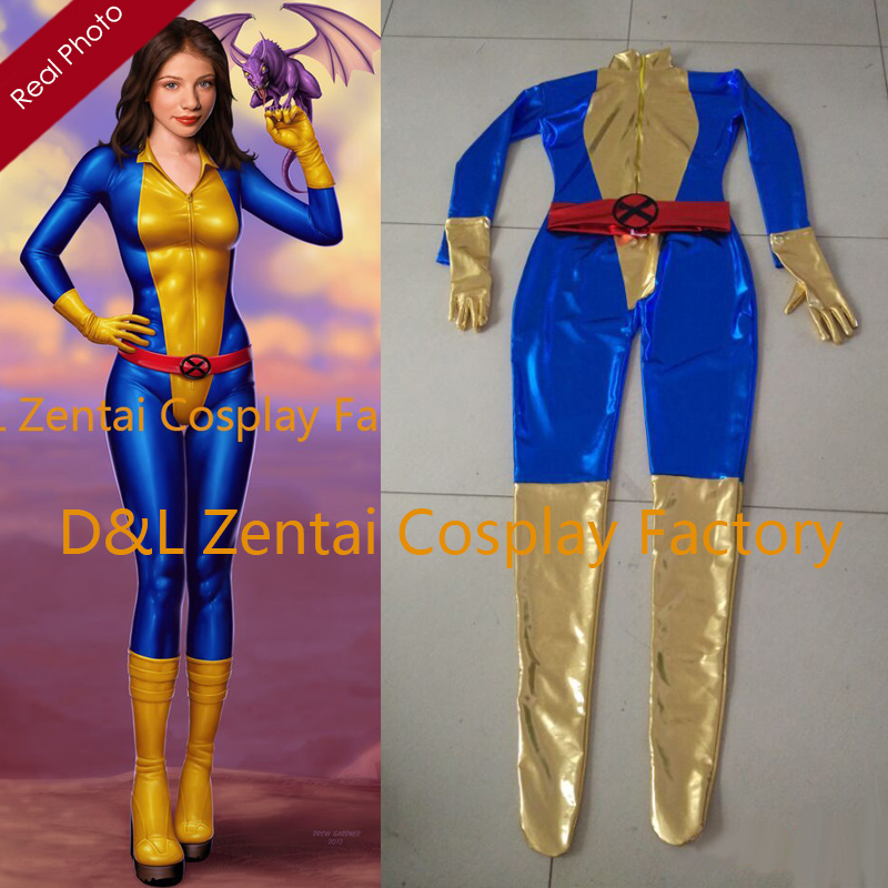 X- Men Kitty Pryde Shadowcat Shiny Superhero Costume