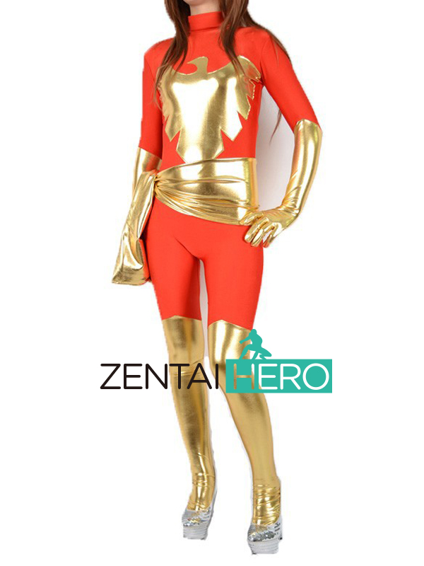 Superhero Phoenix Cosplay Body Rompers Jumpsuit