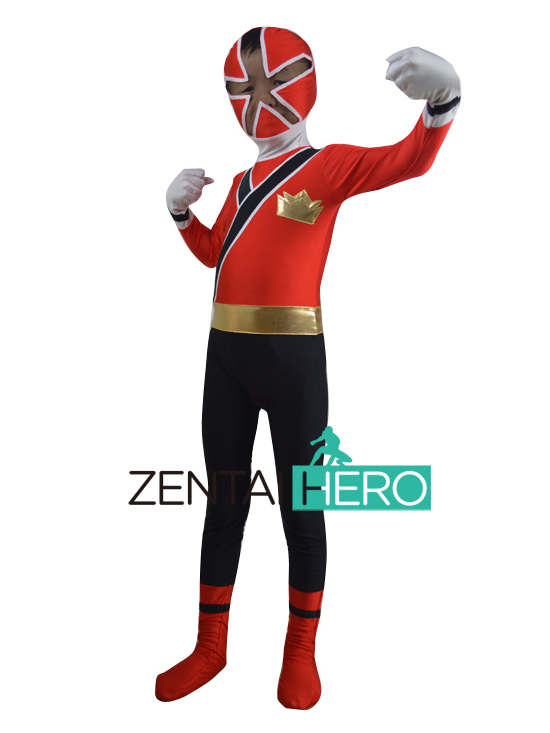 Red SAMURAI Cosplay Costume Children's Halloween